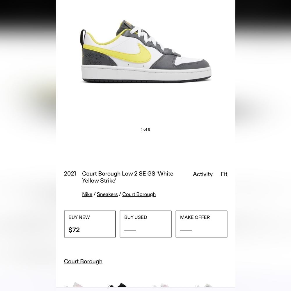 Nike court Borough sneakers